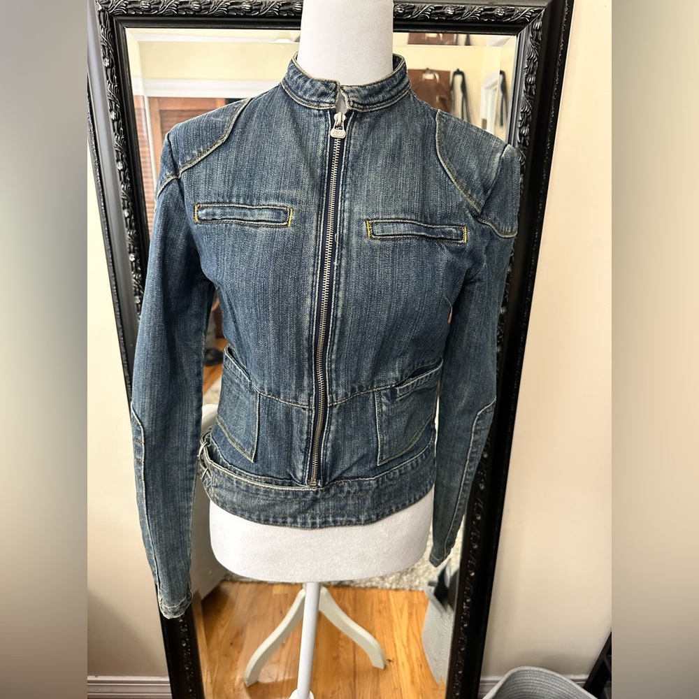 Jean moto jacket